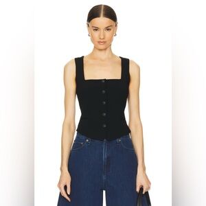 Rag & Bone Mariana Vest in Black